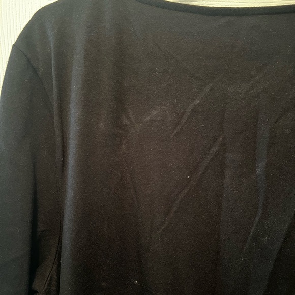 Peter Nygard black rhinestone t-shirt - Picture 6 of 7